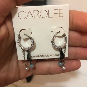 Carolee never been worn hoops! Good for layering